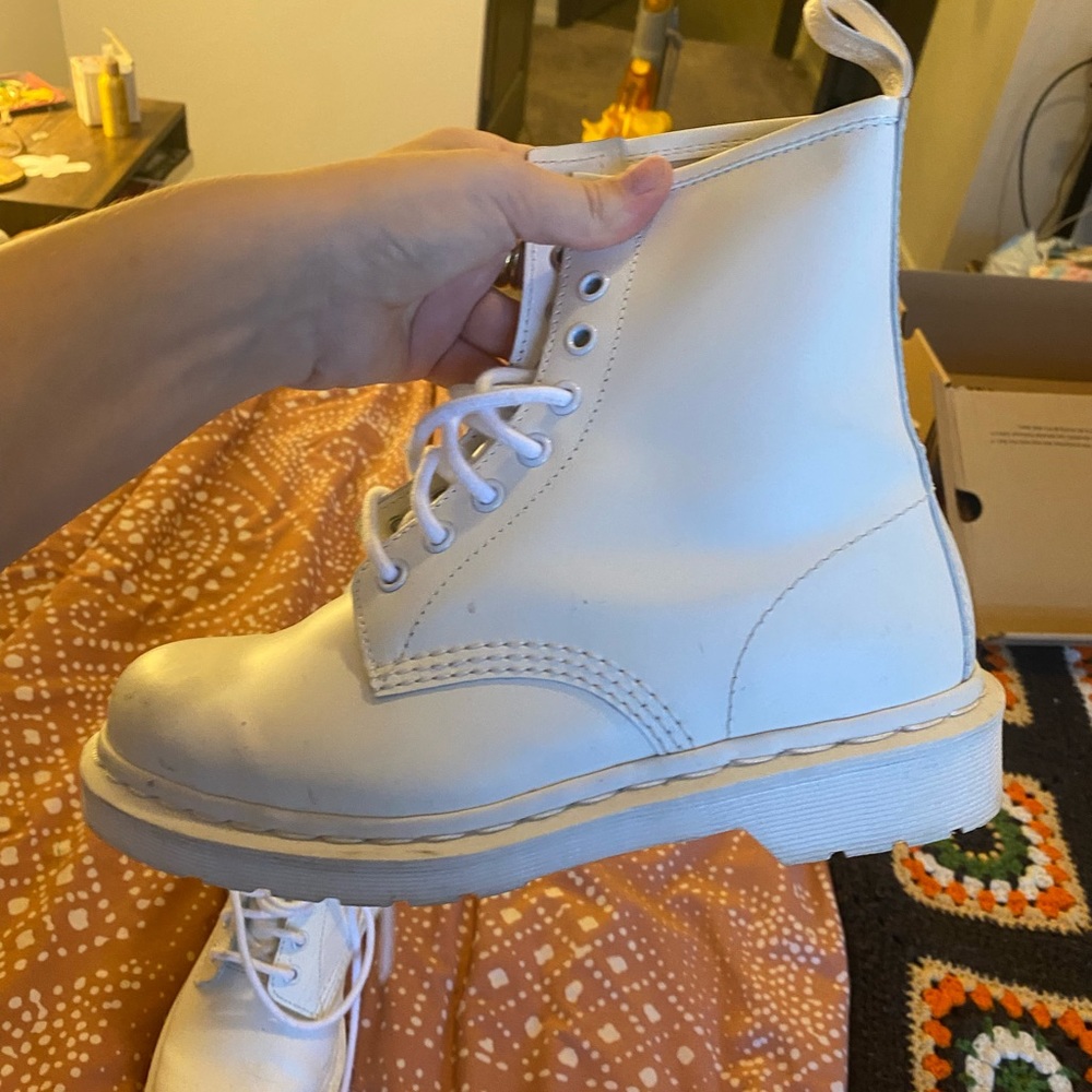 White Dr. Martens
